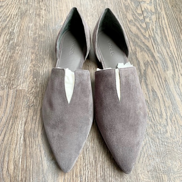 Vince Shoes - VINCE Darlington Flats in Granite Size 9 NIB